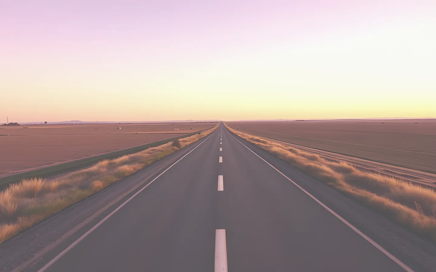 Steady road ahead through open Australian farmland